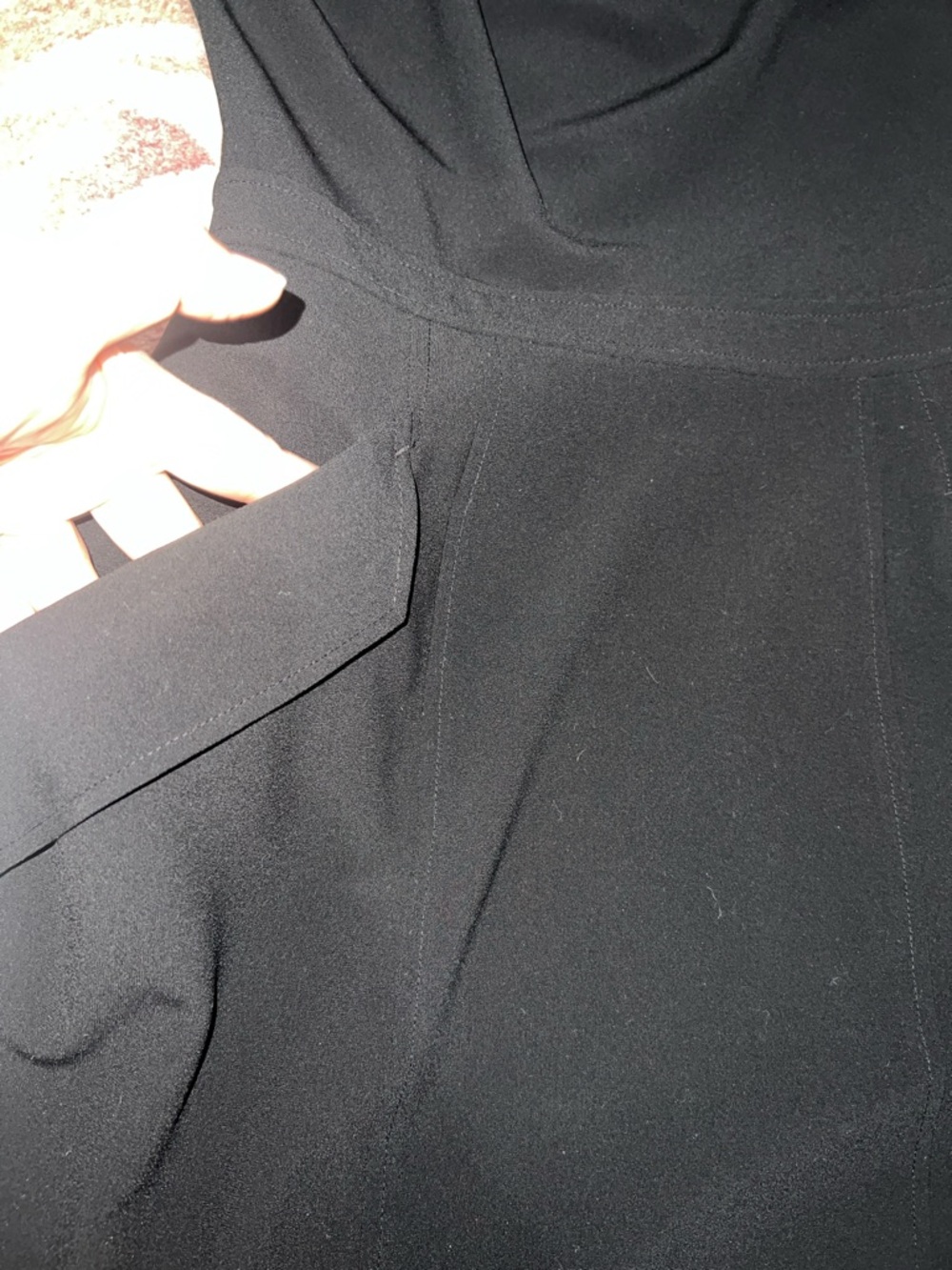 BCBGMaxAzria NADIA Black Mini Sheath Dress - Picture 4 of 7